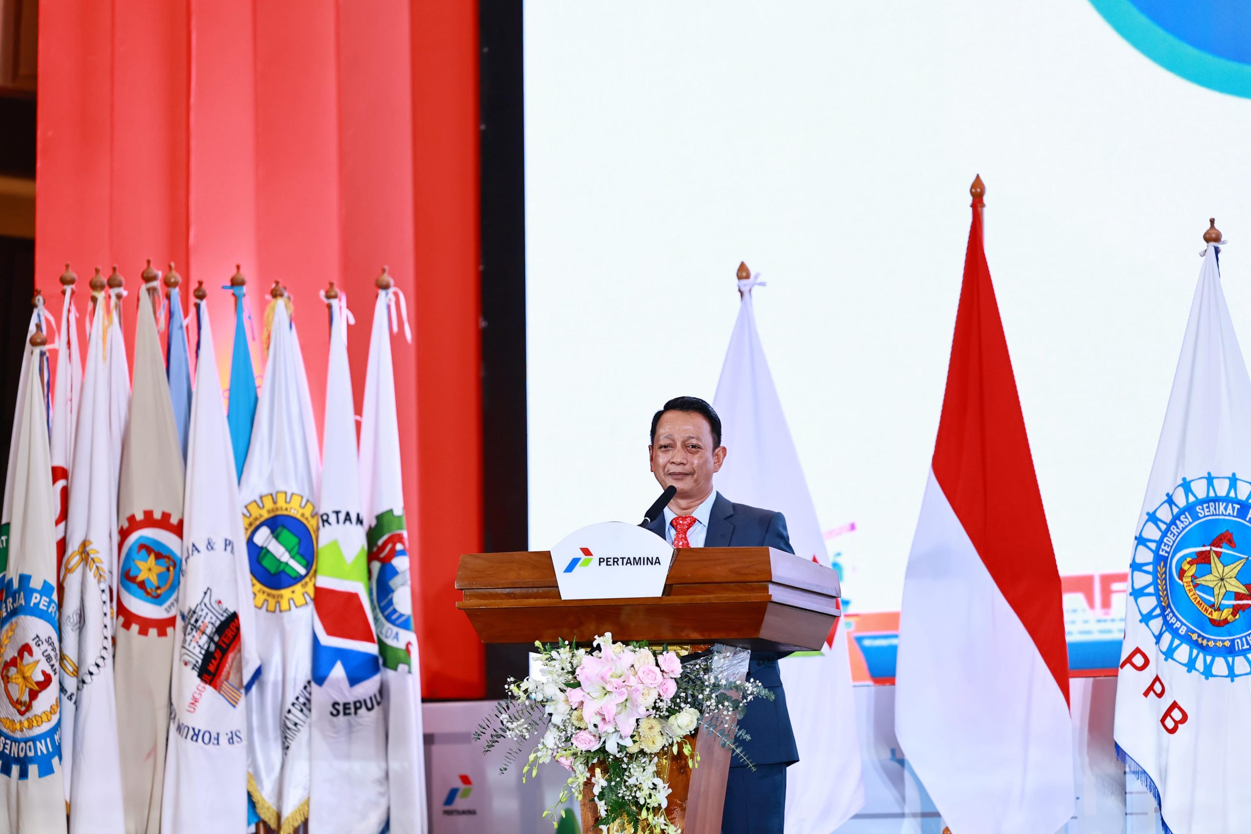 Presiden Federasi Serikat Pekerja Pertamina Bersatu (FSPBB) PT Pertamina (Persero), Arie Gumilar